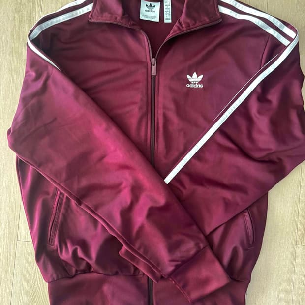 아디다스 클래식 파이어버드 버건디 져지 (착샷O)