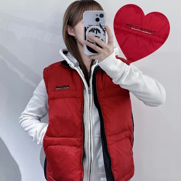 폴로랄프로렌 다운 패딩조끼