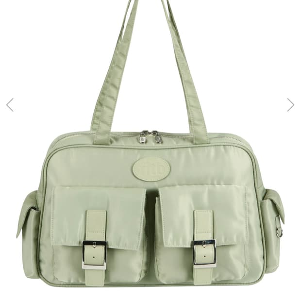 필인더블랭크 pk 숄더백 그린페퍼