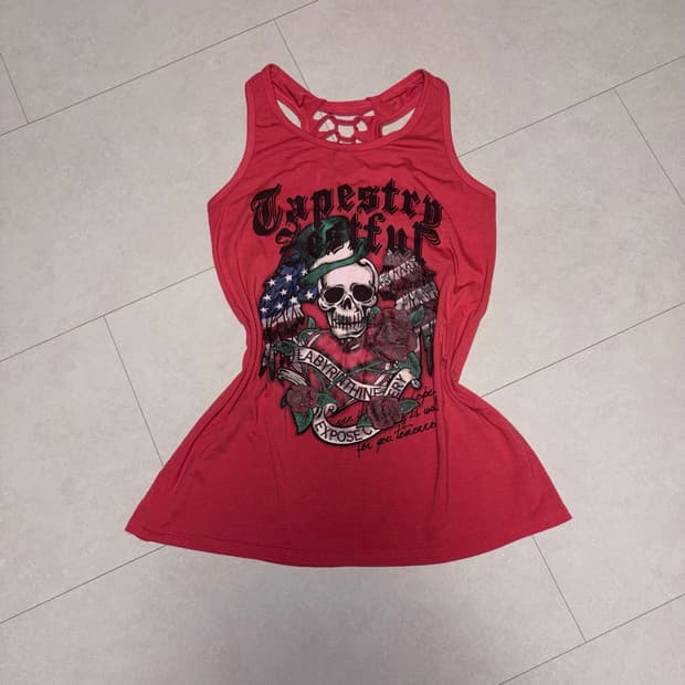 Skull sleeveless