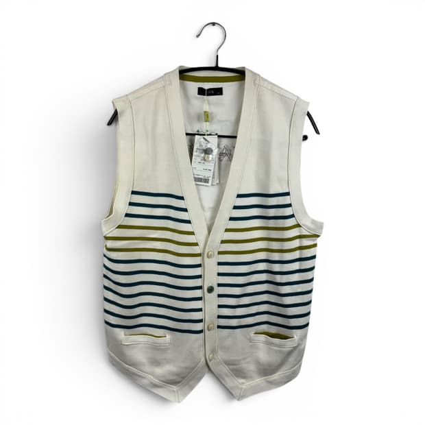 (105) 지이크 스트라이프 니트 베스트