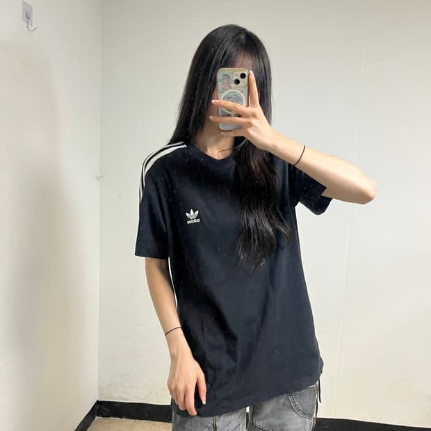 Adidas Black Cotton Track Jacket