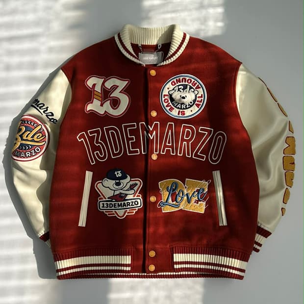 [M]13De Marzo 13드마조 레트로 인스트루먼트 바시티 자켓