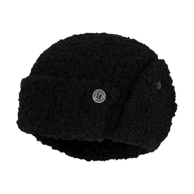 BUTTONY BUTTON EAR MUFF BEANIE