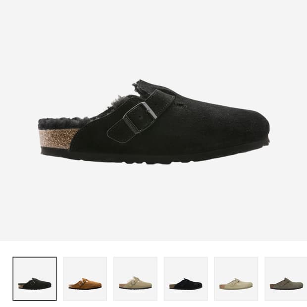 버켄스탁 보스턴 시어링 (퍼) 43사이즈