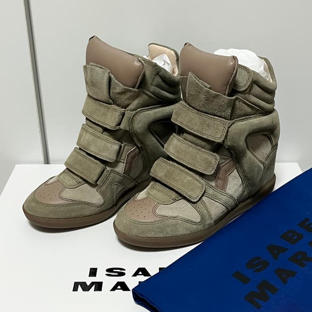 [36,37,38,39]이자벨마랑 베켓 웨지 스니커즈/토프