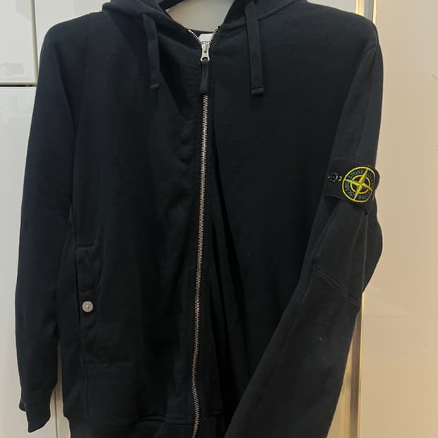 24ss 스톤아일랜드 블랙후드집업 L