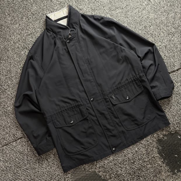 90s YSL 입생로랑 아카이브 폴리쉘 집업 자켓 4584