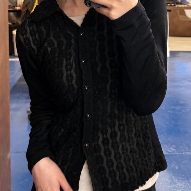 Jpn Lest rose 믹스 카라 셔츠