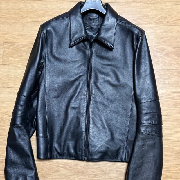 [2] 머듈 014 appendix leather jacket black