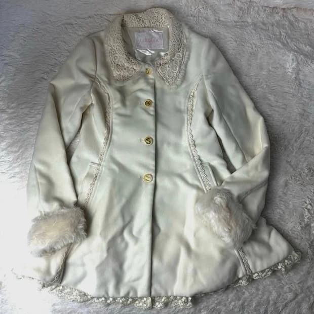 리즈리사 히메갸루 코트 달천깔 라떼갸루 빈티지