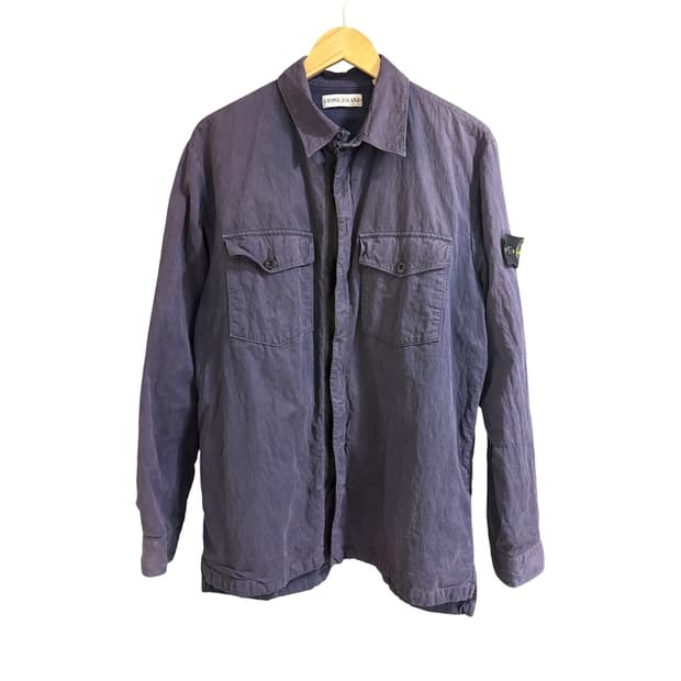 Stone Island 00s Garment Dyed Overshirt