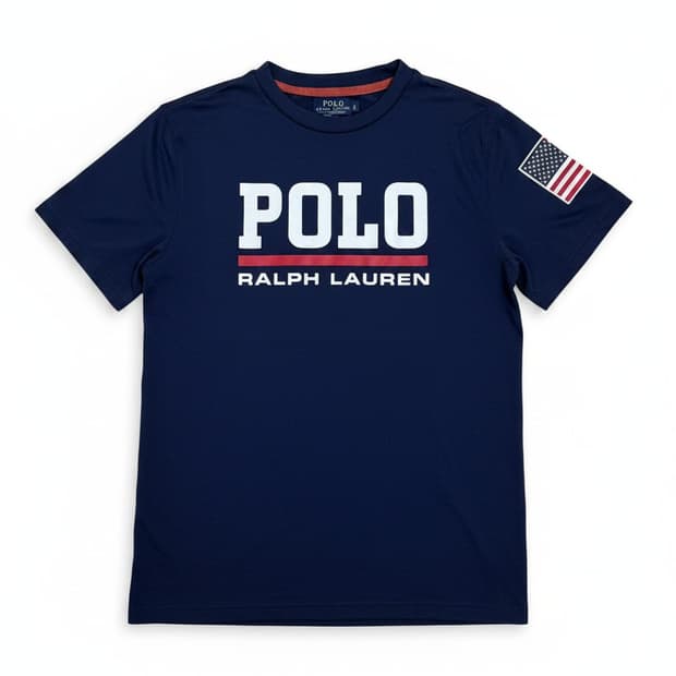 RALPH LAUREN 프린팅 반팔 티 | Men L(14-16)
