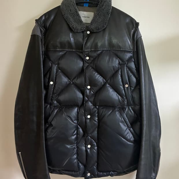 [2] 언더커버 13AW 레더암 도킹 패딩