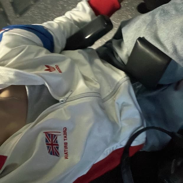 아디다스 구영국 트랙탑 바람막이