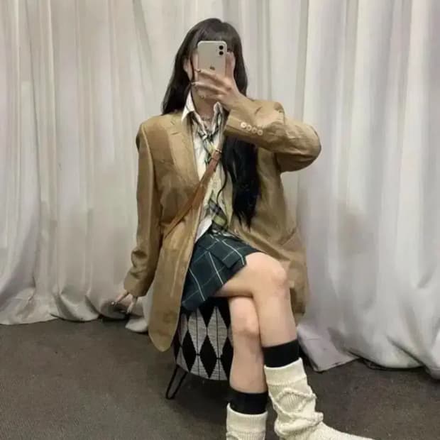 크루빈티지 프레피 코디 세트