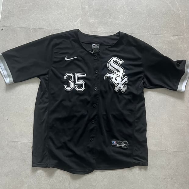 나이키 mlb 화이트삭스 리미티드 유니폼 블랙 