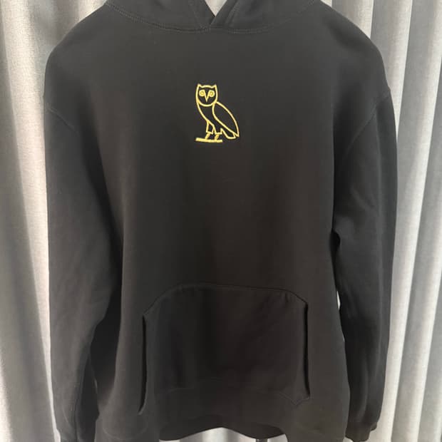 (XL) OVO 드레이크 클래식 로고 자수 후드