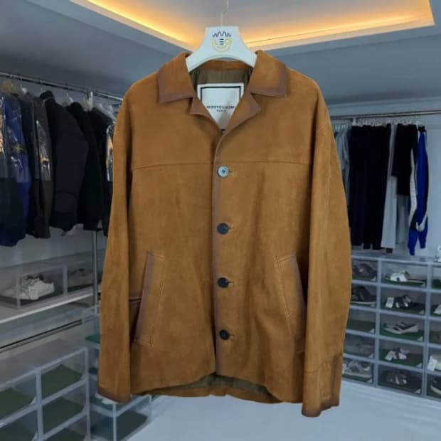 [정품] 우영미 24FW 고트 스웨이드 자켓 고트스킨