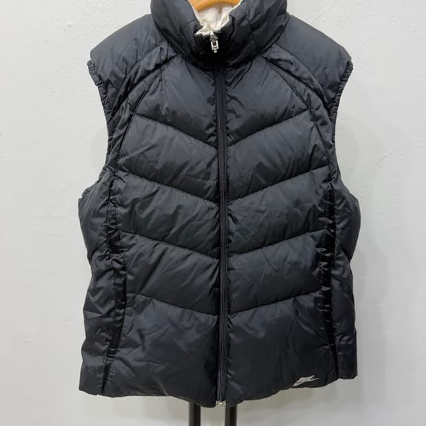 정품) 나이키 여성 리버시블 양면 패딩 조끼 XL