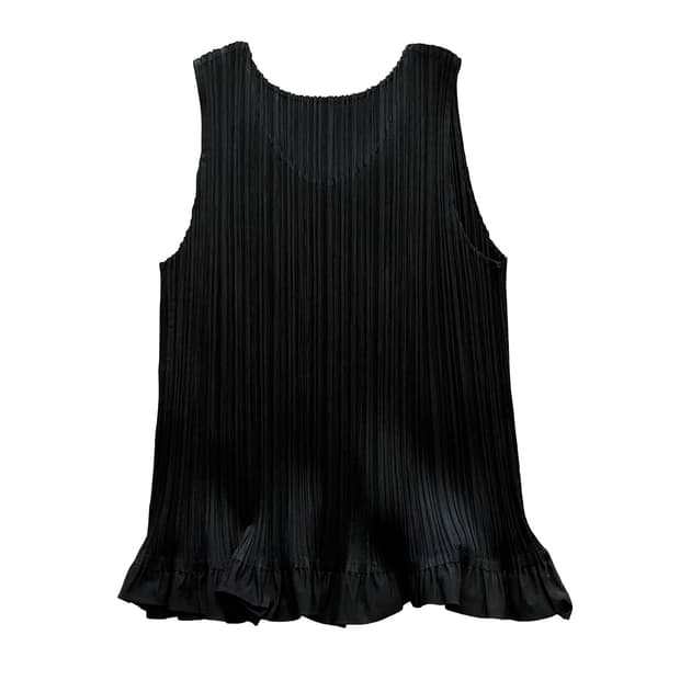PLEATS PLEASE frill sleeveless