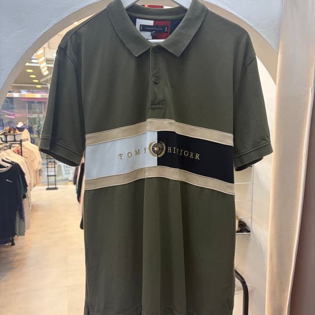 타미힐피거 빅로고 PK 반팔티