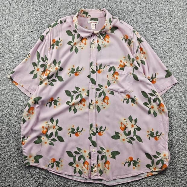 조 프레쉬 플라워 하와이안 반팔 셔츠 ( 2XL ) / 12523