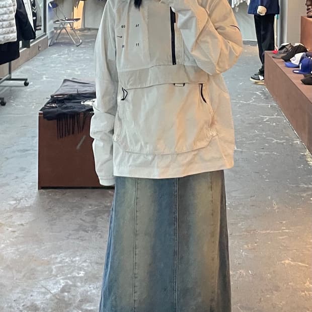 나이키 테크팩 엔지니어드 하프집업 아노락 바람막이 H1172