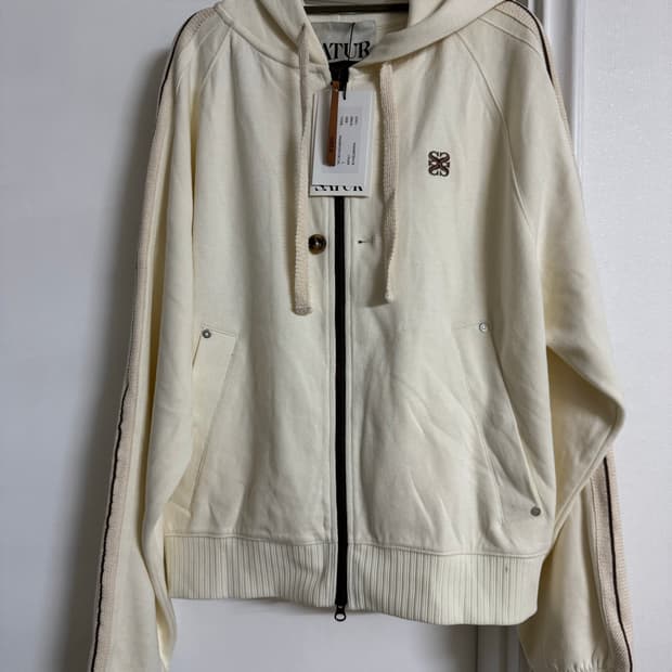 SATUR 로턴 루즈핏 후드 집업