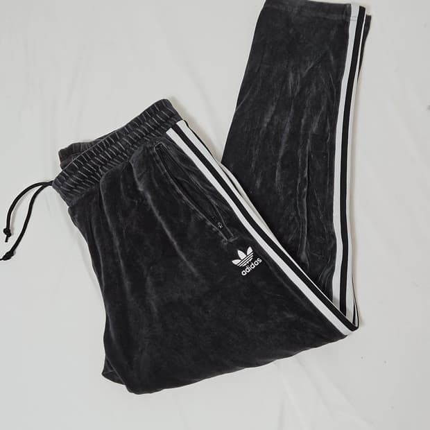아디다스 오리지널 코지 벨벳팬츠 바지 트레이닝 벨루아 남성 2XL