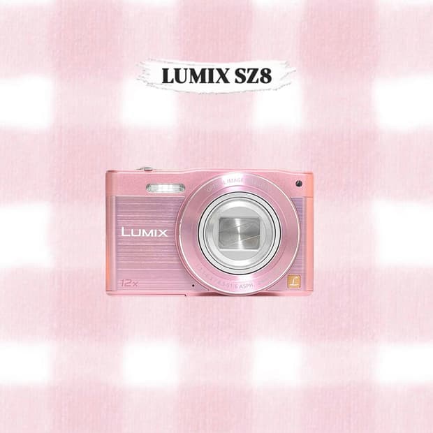 파나소닉 루믹스 SZ8 베이비핑크 빈티지디카