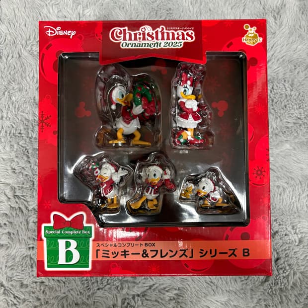 미개봉 새상품) 디즈니 2025 크리스마스 오너먼트 해피쿠지 도날드 덕