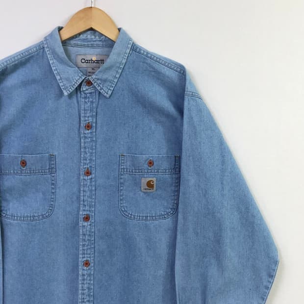 XL 칼하트 데님 셔츠