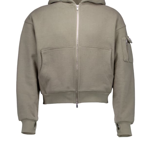 포그서비스 ma-1 후드집업 애쉬 카키 1사이즈 판매합니다