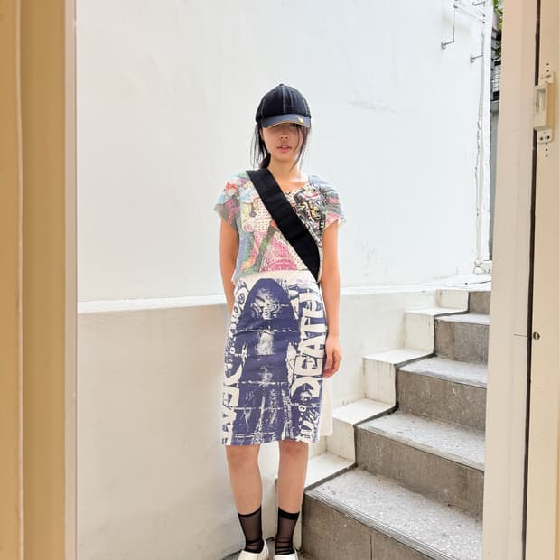 Hysteric Glamour Layered Graphic Dress