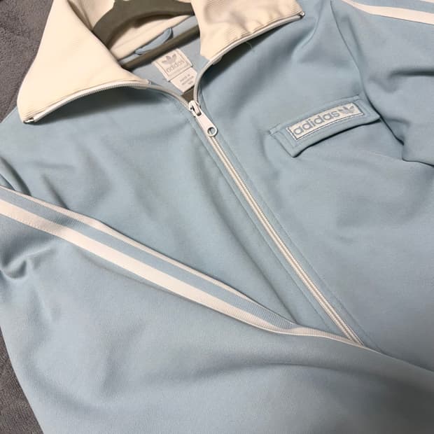 아디다스 하늘색 져지 100