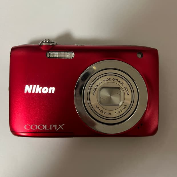 니콘 coolpix s2600 디카 레드