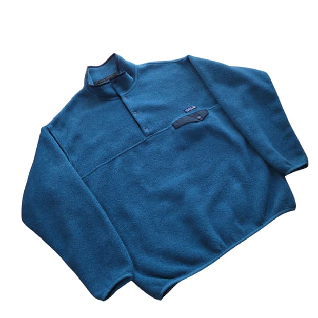 (XL)파타고니아 Usa 틸블루 신칠라 플리스