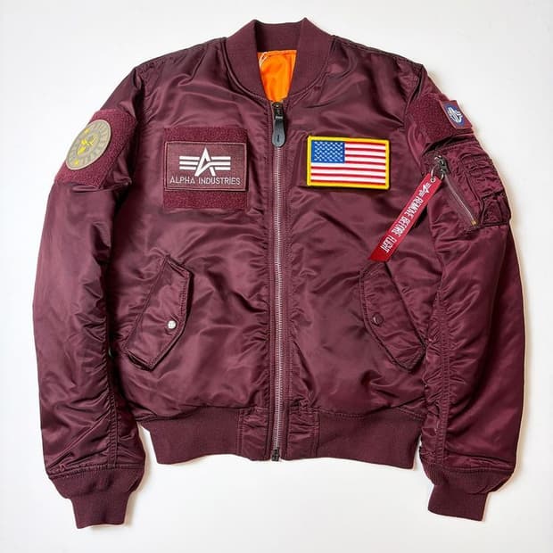 알파인더스트리 MA-1 리버시블 블루종 자켓 PN9513