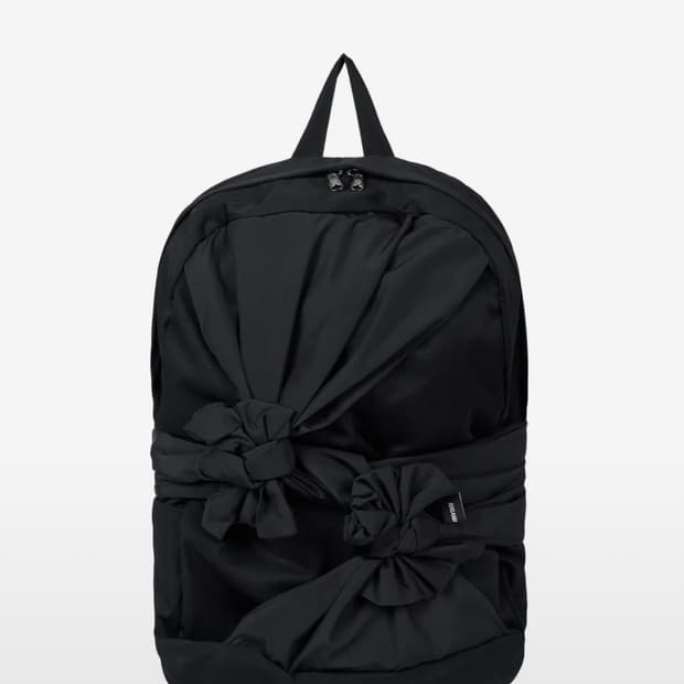 이우가마카라스 노티드 백팩 가방 블랙 타입 a,type a