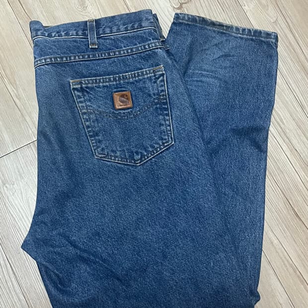 칼하트 릴렉스드 핏 데님팬츠 38X30