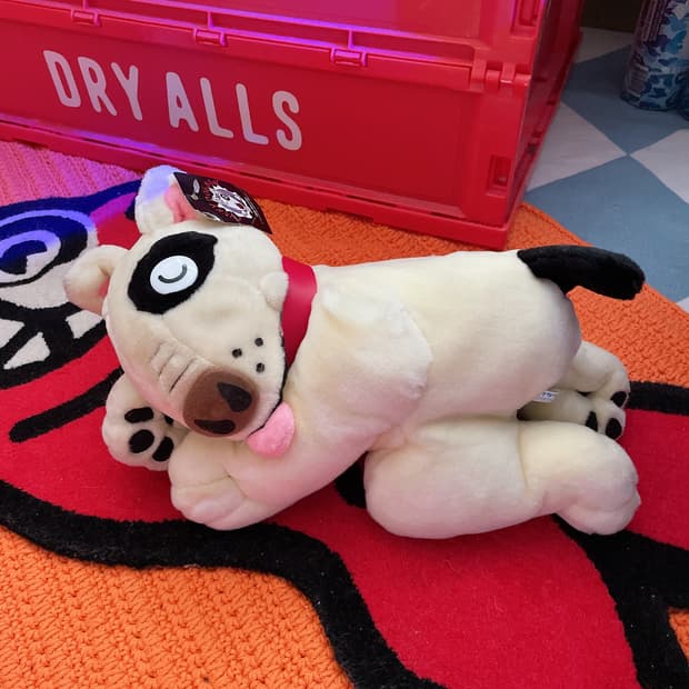 90s 빈티지 바우와우 불테리어 인형