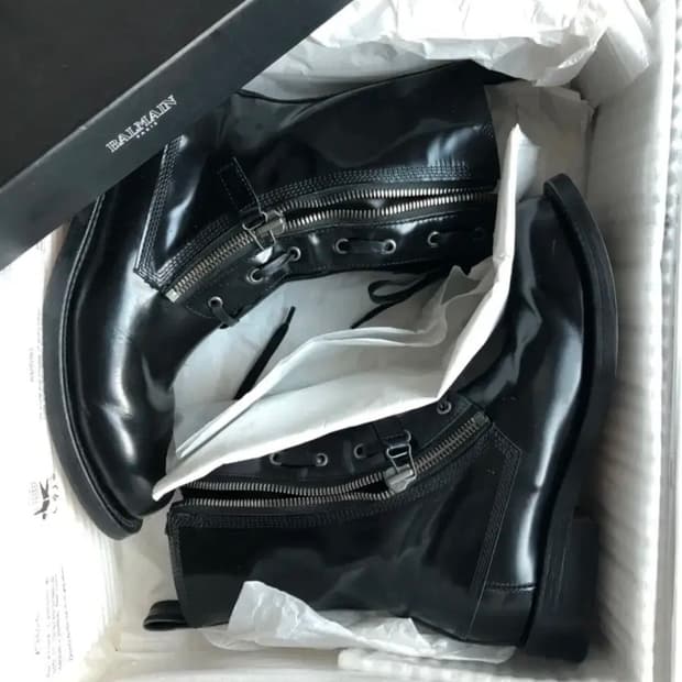 [42] 발망 balmain 초판 사이드지퍼 레인저부츠