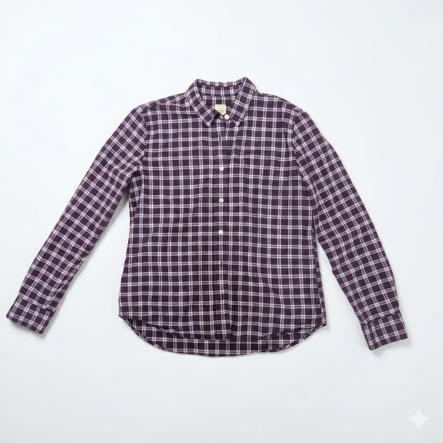 지오다노 체크 옥스포드 셔츠