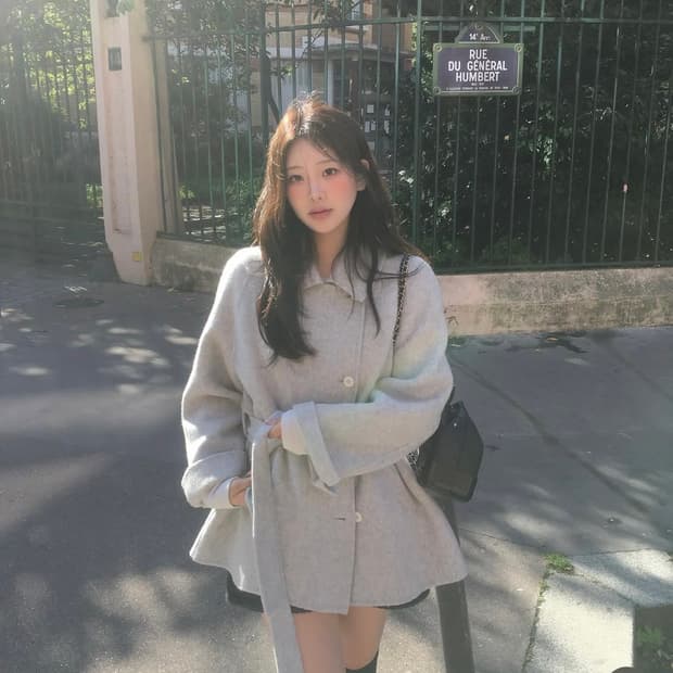 온드민 로엔 하프 핸드메이드 코트