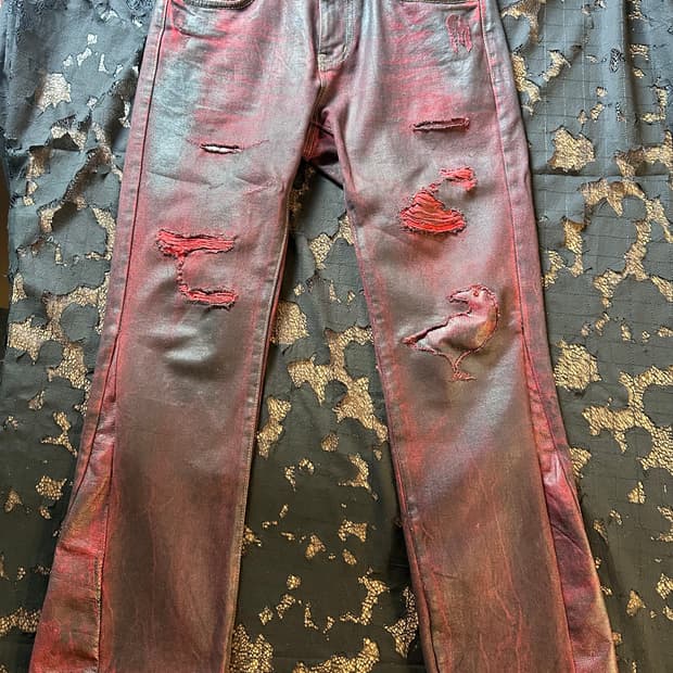 (MPH) bloodmoon raven bootcut jeans