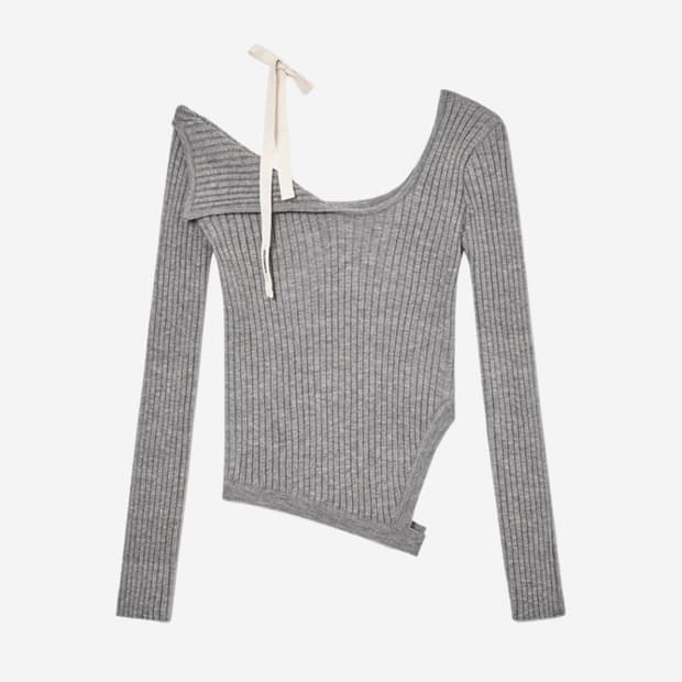 Glowny Isa Asymmetrical Knit Top