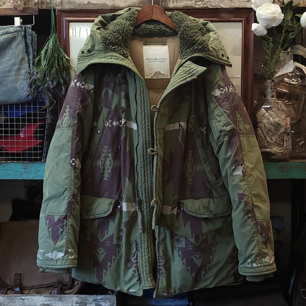 폴로 데님앤서플라이 n3b 다운 패딩 폴로 나바호 L