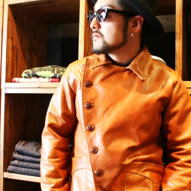 블랙사인 가죽자켓