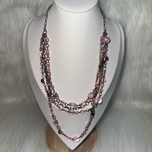 오리엔탈 고스펑크 레이어드 목걸이